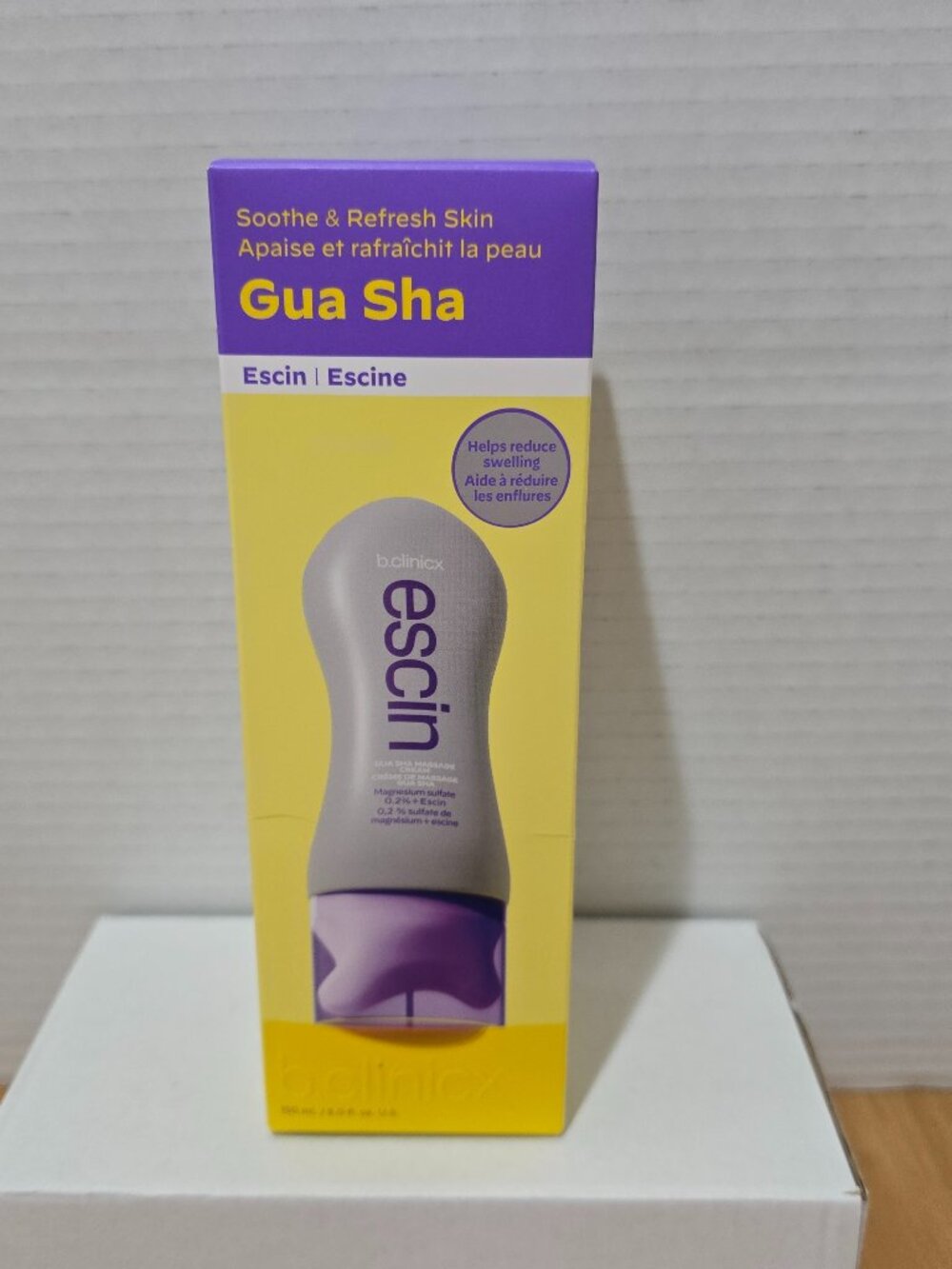 B.Clinicx Escin Soothe & Refresh Gua Sha Skin Massage Cream 5 fl oz NIB
